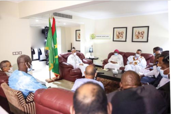 Le Président de la République rencontre des représentants de la communauté mauritanienne au Congo