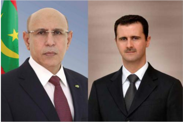 Le Président de la République félicite son homologue syrien