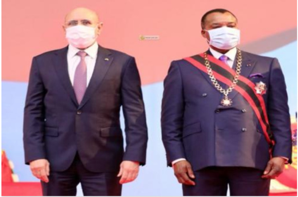 Le président de la République assiste à la cérémonie d’investiture du Président congolais