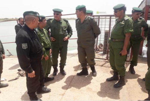 Le chef d’état-major de la Gendarmerie nationale visite à Rosso des structures relevant de son secteur