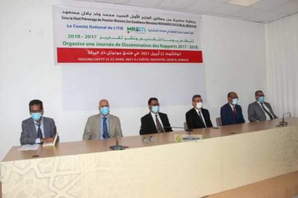 Le Comité national de l'Initiative ITIE présente son rapport pour 2017-2018 Le Comité national de l'Initiative ITIE présente son rapport pour 2017-2018