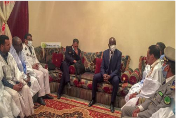 Le ministre de l’intérieur présente, au nom du Président ses condoléances aux familles Bouderbala et Jiyid