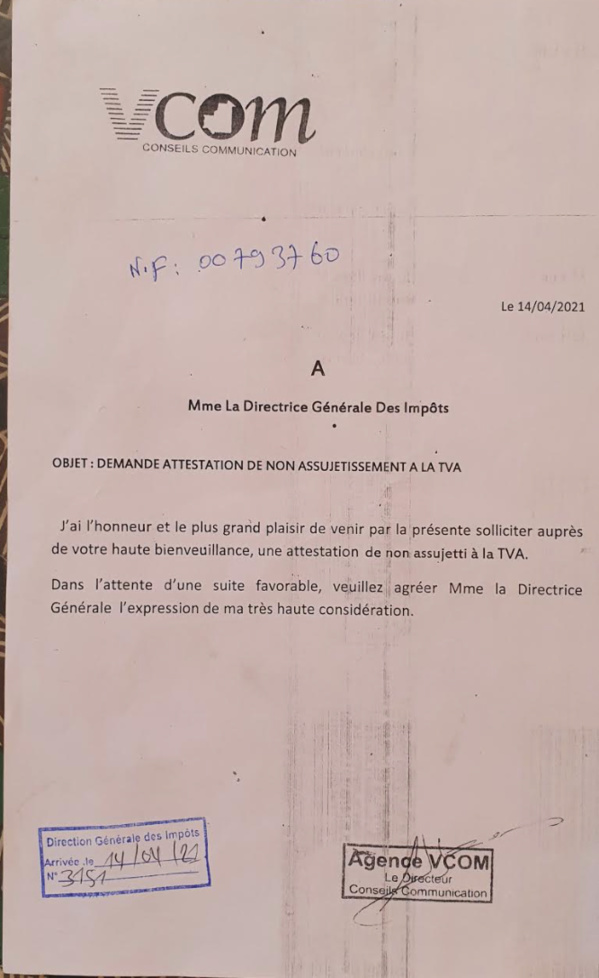 Monsieur le premier ministre, la DGI n’a que faire de vos instructions… Monsieur le premier ministre, la DGI n’a que faire de vos instructions…