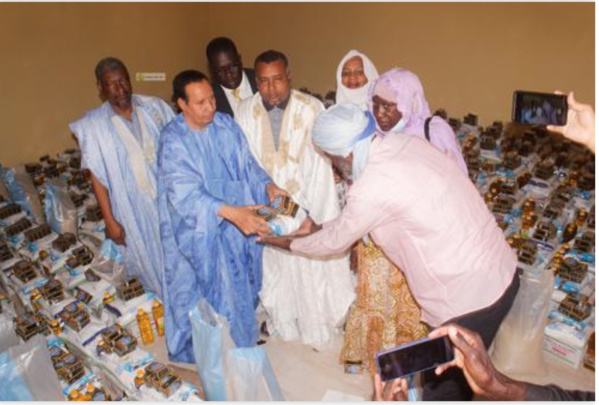 La commune de Tevrag-Zeina distribue des rations alimentaires La commune de Tevrag-Zeina distribue des rations alimentaires