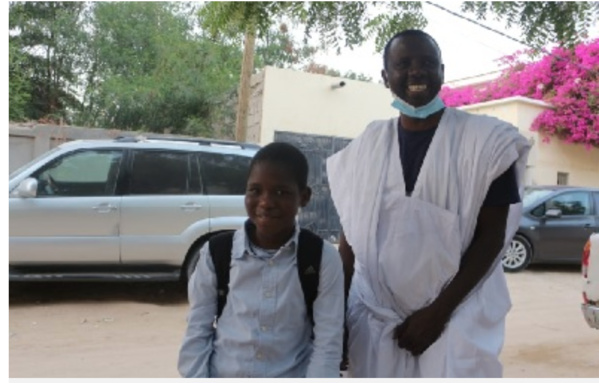 Retour à Nouakchott de l'enfant Brahim M'bay évacué en France, pour traitement de pathologie cardiaque