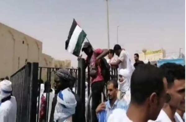 Nouakchott : Manifestation devant la Mosquée saoudienne en soutien aux habitants de Gaza et d’Al Qhods …