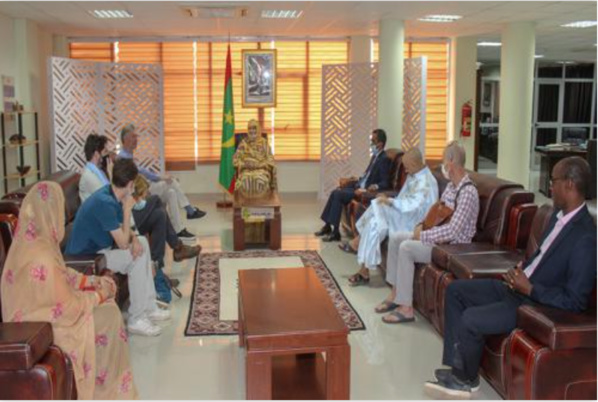 La ministre du Commerce reçoit le réalisateur du film 'Le Mauritanien' La ministre du Commerce reçoit le réalisateur du film 'Le Mauritanien'