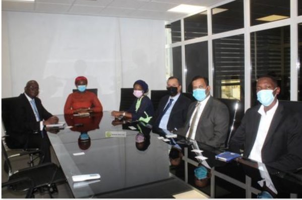La Directrice de l’Agence de Promotion des Investissements se réunit avec le président de l’United States - Mauritania Business Forum