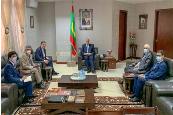 Le ministre des Affaires étrangères s’entretient avec le Représentant Spécial de l’Union Européenne pour le Sahel Le ministre des Affaires étrangères s’entretient avec le Représentant Spécial de l’Union Européenne pour le Sahel