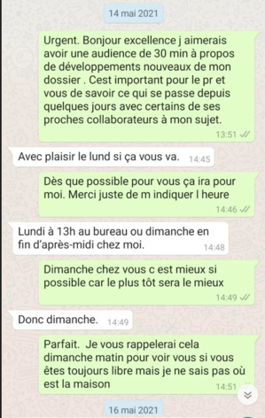 C’est trop : monsieur le ministre, vous m’avez trahi 2 fois au nom de votre ami Ghazouani C’est trop : monsieur le ministre, vous m’avez trahi 2 fois au nom de votre ami Ghazouani