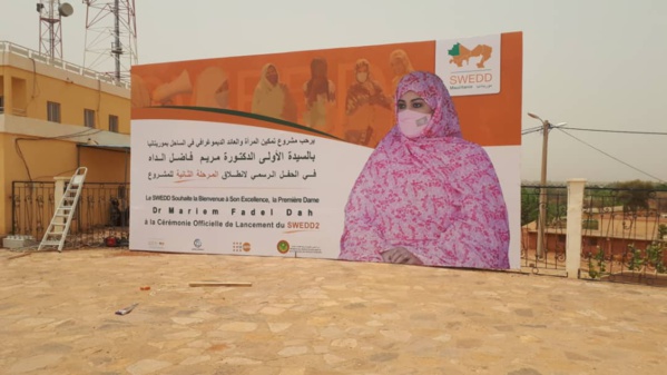 Phase 2 du Projet SWEDD: La Première Dame donne le top à Kaedi Phase 2 du Projet SWEDD: La Première Dame donne le top à Kaedi