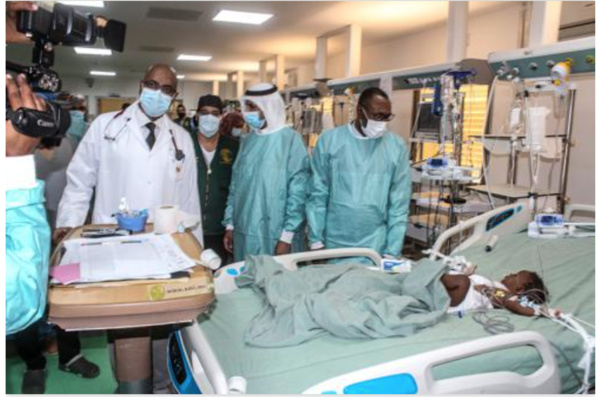 Des enfants subissent des interventions de chirurgie cardiaque et du cathétérisme effectuées par une mission sanitaire saoudienne Des enfants subissent des interventions de chirurgie cardiaque et du cathétérisme effectuées par une mission sanitaire saoudienne