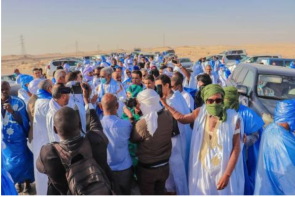 Nouadhibou : Accueil populaire des grands jours réservé au président de l'Upr et sa délégation