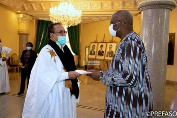 L’ambassadeur de Mauritanie au Burkina Faso a remis ses lettres de créances L’ambassadeur de Mauritanie au Burkina Faso a remis ses lettres de créances