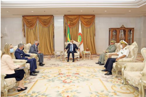 Le Président de la République reçoit une délégation d’«AFRICOM» Le Président de la République reçoit une délégation d’«AFRICOM»