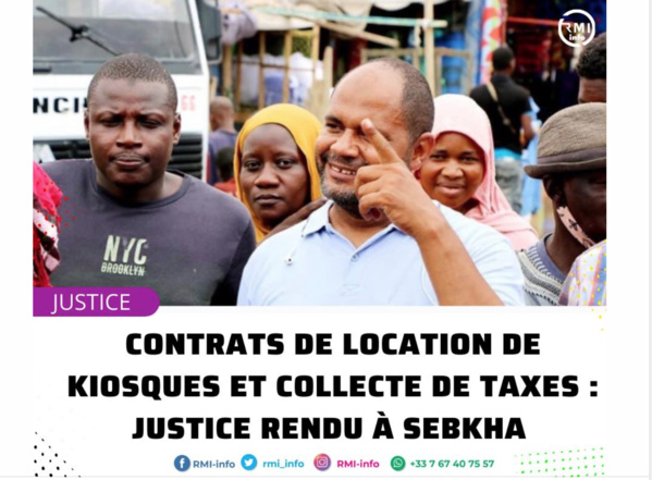 Contrats de location de kiosques et collecte de taxes : justice rendue à Sebkha