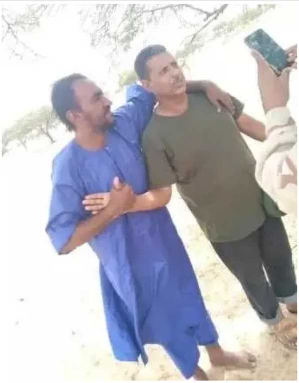 Premières images des mauritaniens enlevés au Mali après leur libération Premières images des mauritaniens enlevés au Mali après leur libération