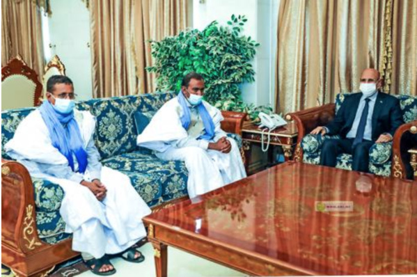 Le Président de la République reçoit nos compatriotes qui étaient enlevés au Mali
