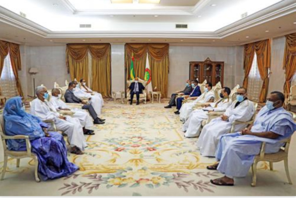 Le Président de la République reçoit les députés de l’UPR de l’Assaba Le Président de la République reçoit les députés de l’UPR de l’Assaba