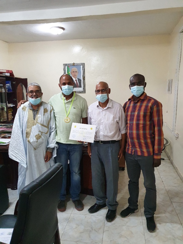 Le maire de sebkha Aboubacar Soumaré  honoré par le marathon international de Nouadhibou