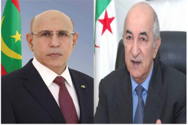 Le président de la République en communication téléphonique avec son homologue algérien Le président de la République en communication téléphonique avec son homologue algérien