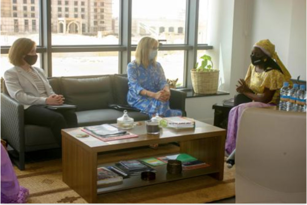 La directrice générale de l’APIM reçoit l’ambassadrice des Etats Unis La directrice générale de l’APIM reçoit l’ambassadrice des Etats Unis