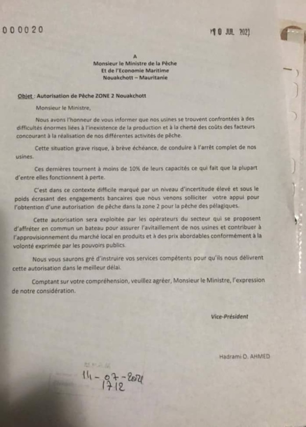 Renseignements pris : le ministre des pêches n’a rien fait de douteux, en voici la preuve… Renseignements pris : le ministre des pêches n’a rien fait de douteux, en voici la preuve…