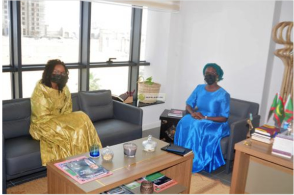 La Directrice Générale de l’APIM s’entretient avec la représentante du FMI La Directrice Générale de l’APIM s’entretient avec la représentante du FMI