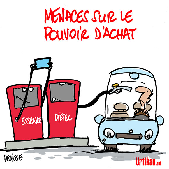 Des files d’attente devant les stations-services après une pénurie d’essence Des files d’attente devant les stations-services après une pénurie d’essence