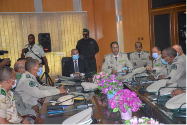 Le ministre de la Défense nationale s’informe sur l’état d’avancement du plan quinquennal 2020-2024 au niveau du corps de la Gendarmerie nationale Le ministre de la Défense nationale s’informe sur l’état d’avancement du plan quinquennal 2020-2024 au niveau du corps de la Gendarmerie nationale