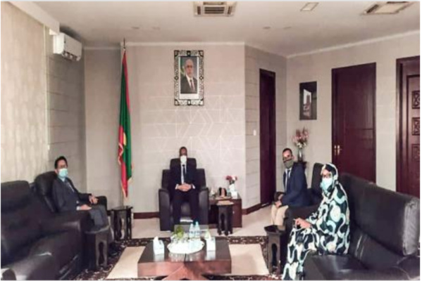 Le nouveau représentant de la FAO présente ses lettres de créances au ministre de la Coopération Le nouveau représentant de la FAO présente ses lettres de créances au ministre de la Coopération