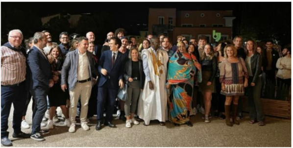 Intervention très suivie de Biram Dah Abeid à Ternie en Italie Intervention très suivie de Biram Dah Abeid à Ternie en Italie