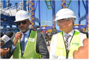 Le Port Autonome de Nouakchott renforce ses capacités avec deux portiques roulants à conteneurs Le Port Autonome de Nouakchott renforce ses capacités avec deux portiques roulants à conteneurs