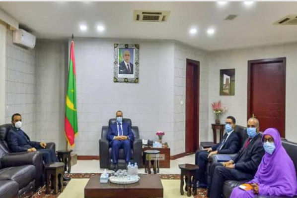 Le ministre des Affaires étrangères reçoit l’ambassadeur d’Egypte