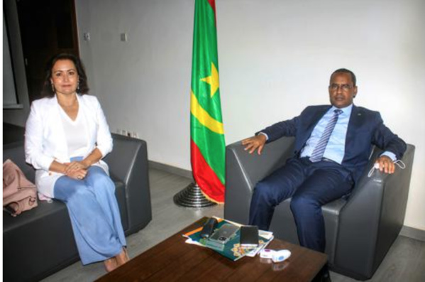 Le ministre de l’Equipement s’entretient avec l’ambassadrice d’Espagne Le ministre de l’Equipement s’entretient avec l’ambassadrice d’Espagne