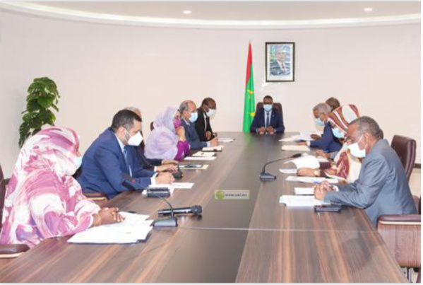 Réunion du Comité Interministériel chargé de la restructuration des quartiers précaires de Nouakchott