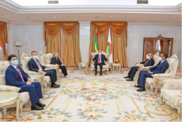 Le Président de la République reçoit la représente spéciale de l'UE pour le Sahel Le Président de la République reçoit la représente spéciale de l'UE pour le Sahel