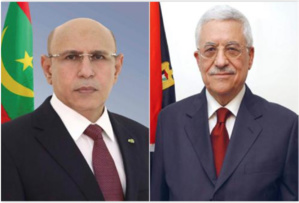 Le Président de la République renouvelle au Président palestinien le souci de renforcer la coopération bilatérale Le Président de la République renouvelle au Président palestinien le souci de renforcer la coopération bilatérale
