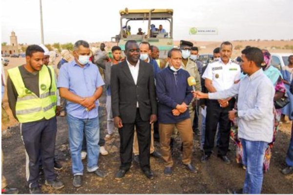 Le ministre de l'Équipement :Un accord a été conclu avec les entreprises qui exécutent la construction de la route du port de N’Diago