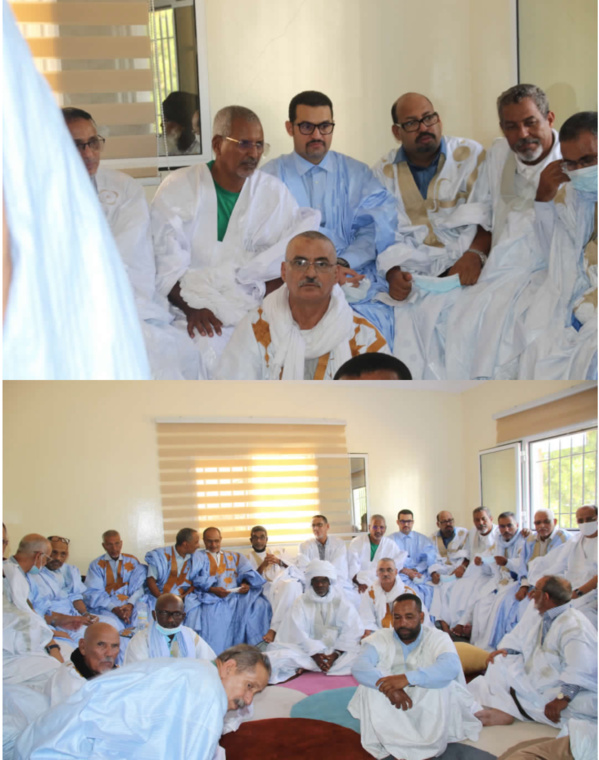 Eoulad Ghadda Bahaye et Sidi Mohamed renouvellent à Benechab leur soutien au projet de société du président Ould Ghazouani...