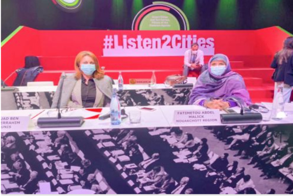 La présidente de la Région de Nouakchott participe à Barcelone à une réunion de l'Association Cités Unis et Gouvernements locaux internationaux