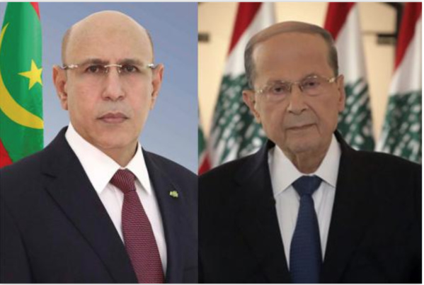 Le Président de la République réitère à son homologue libanais sa détermination à œuvrer au renforcement des relations de coopération bilatérale Le Président de la République réitère à son homologue libanais sa détermination à œuvrer au renforcement des relations de coopération bilatérale