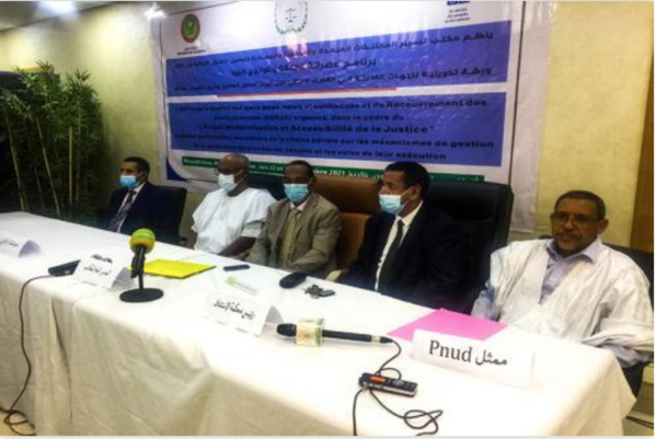 Nouadhibou : atelier de formation sur les missions et le mode de gestion de l'office des biens gelés, confisqués et saisis