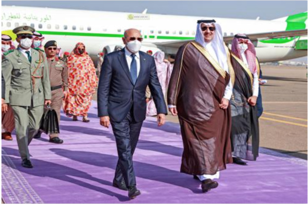 Le Président de la République arrive à Médine Le Président de la République arrive à Médine