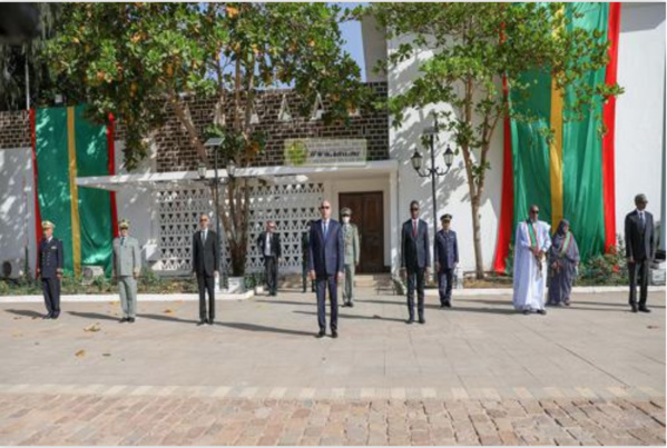 Le Président de la République préside à Nouakchott la cérémonie de levée de couleurs