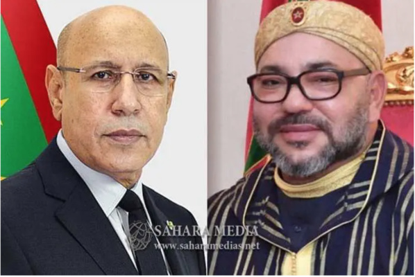 Le roi Mohamed VI au président Ghazouani : « nous sommes déterminés à consolider les relations entre les deux pays »