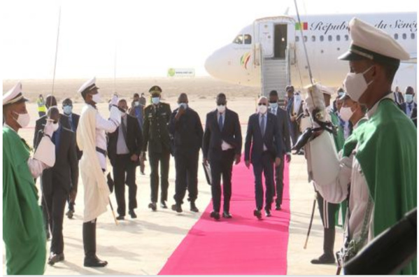 Le président sénégalais arrive à Nouakchott en visite de travail Le président sénégalais arrive à Nouakchott en visite de travail