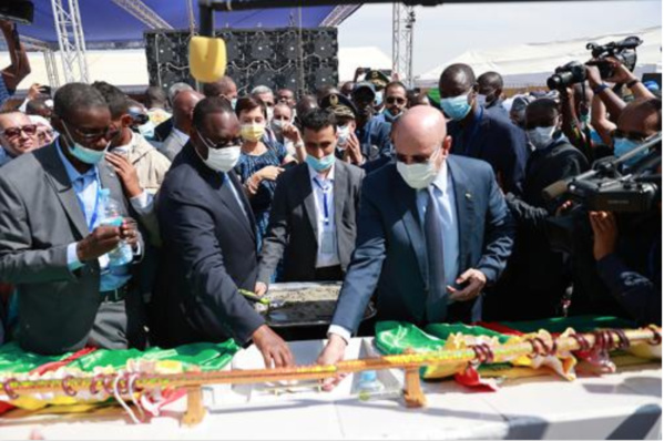 Le Président de la République et son homologue sénégalais supervisent la pose de la première pierre du Pont de Rosso