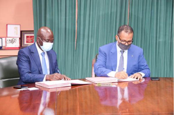 Signature d’un accord de partenariat pour le renforcement de la coopération et l’investissement entre la Mauritanie le Sénégal Signature d’un accord de partenariat pour le renforcement de la coopération et l’investissement entre la Mauritanie le Sénégal