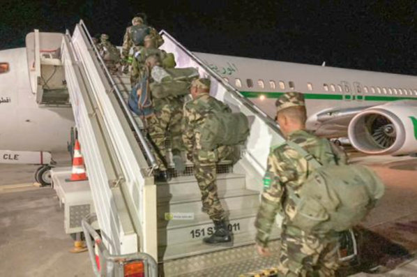 Départ pour la RCA du premier contingent du VIème bataillon de maintien de la paix